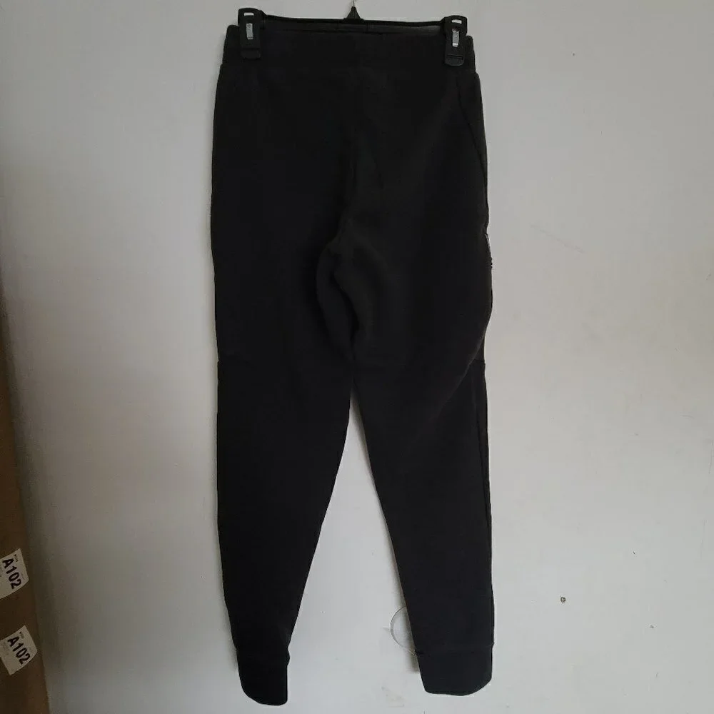 Champion Black Drawstring Elastic Waist Pull On Long Sweatpants Joggers Sz Small